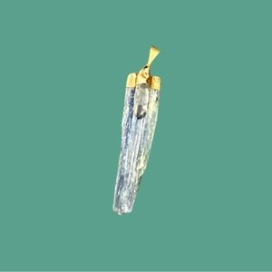 blue kyanite pendant WITH CHAIN